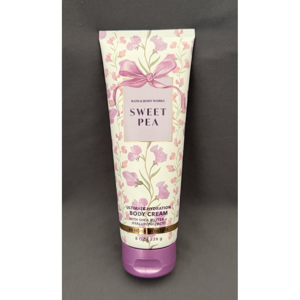 Bath & Body Works Sweet Pea Ultimate Hydration Body Cream 8oz New!
